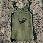 Rat Green Tank Top Large