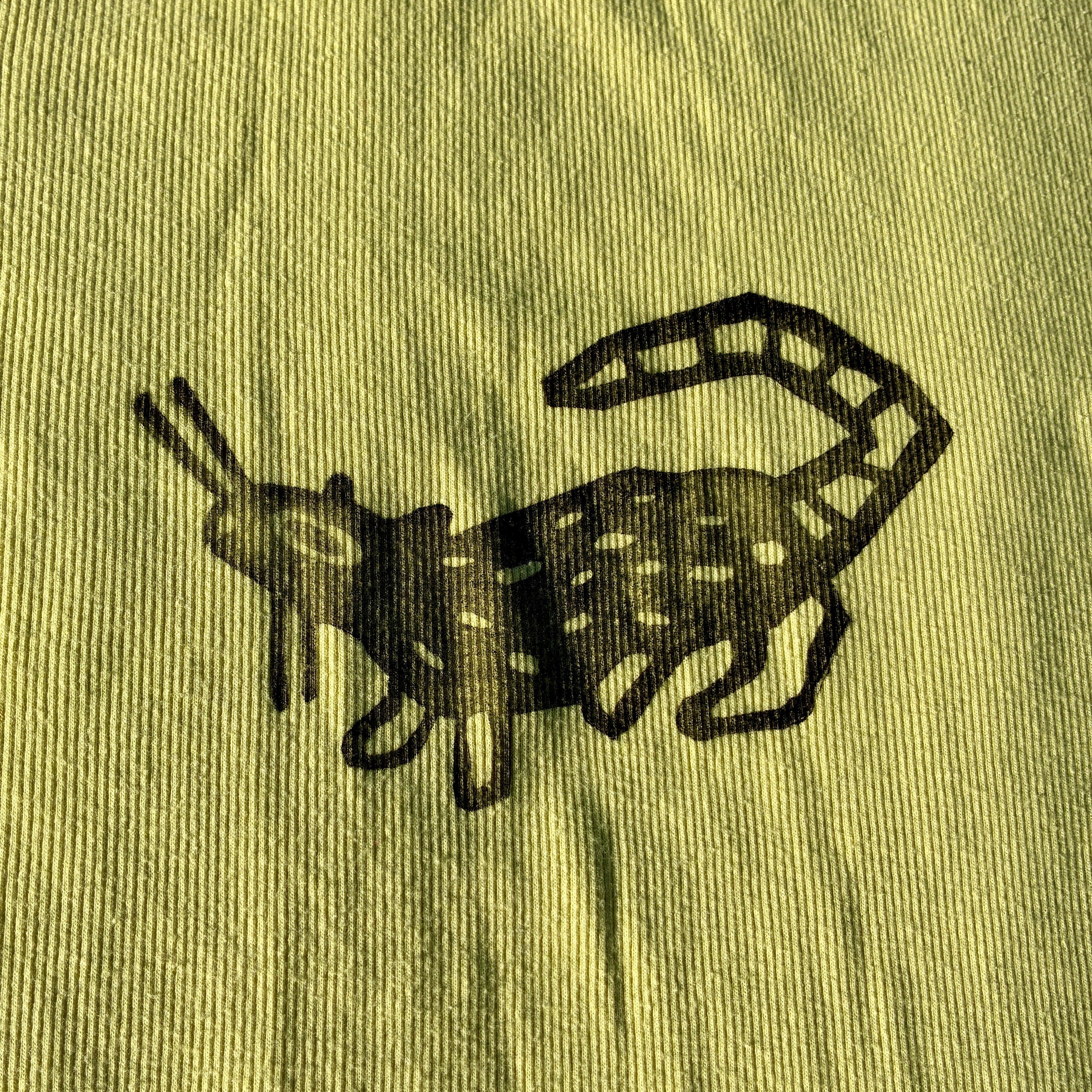 Rat Lime Green/Yellow Tank Top Large