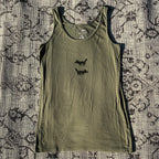 Wolf/Dog Green Tank Top XL