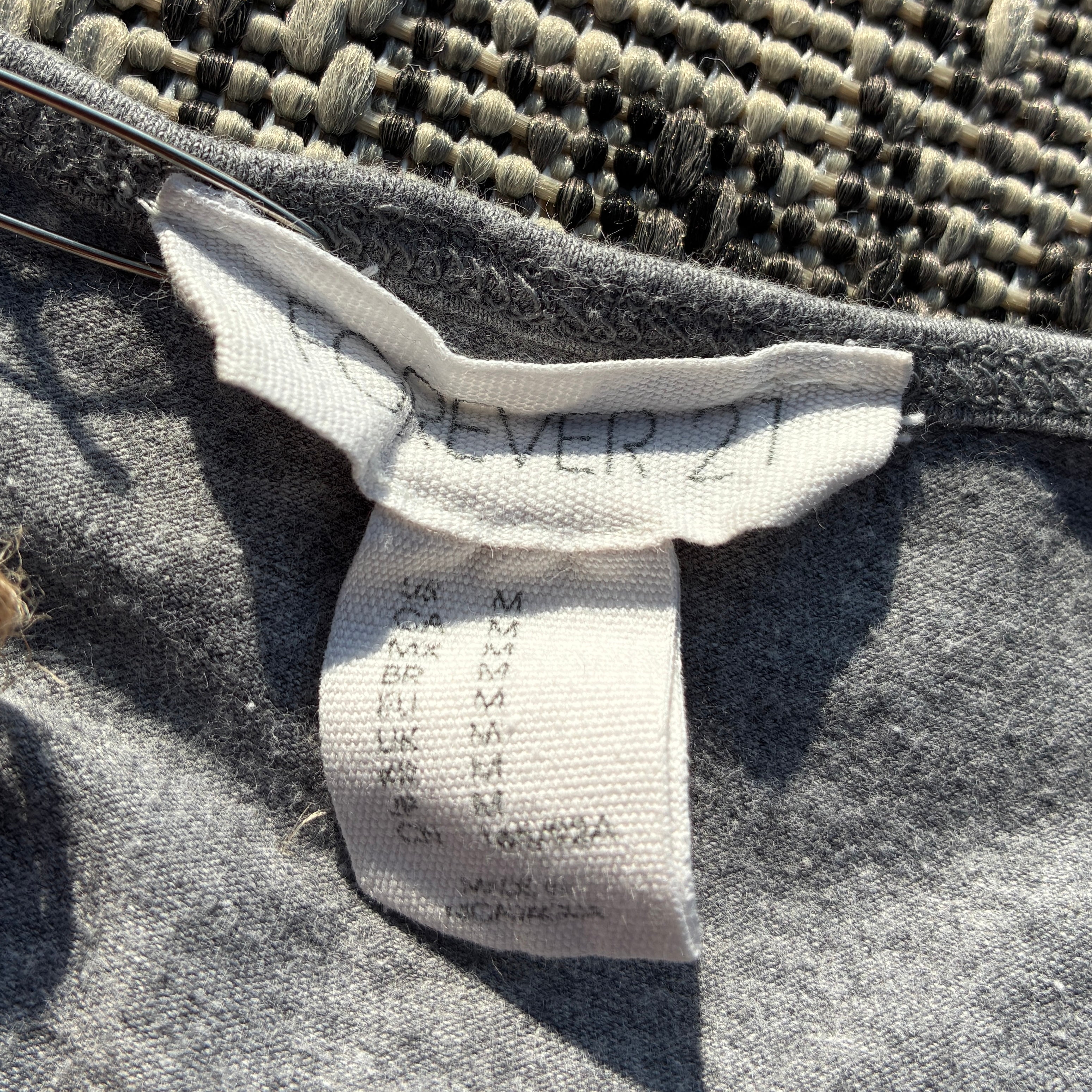 Dead Possum Grey Tank Top Medium