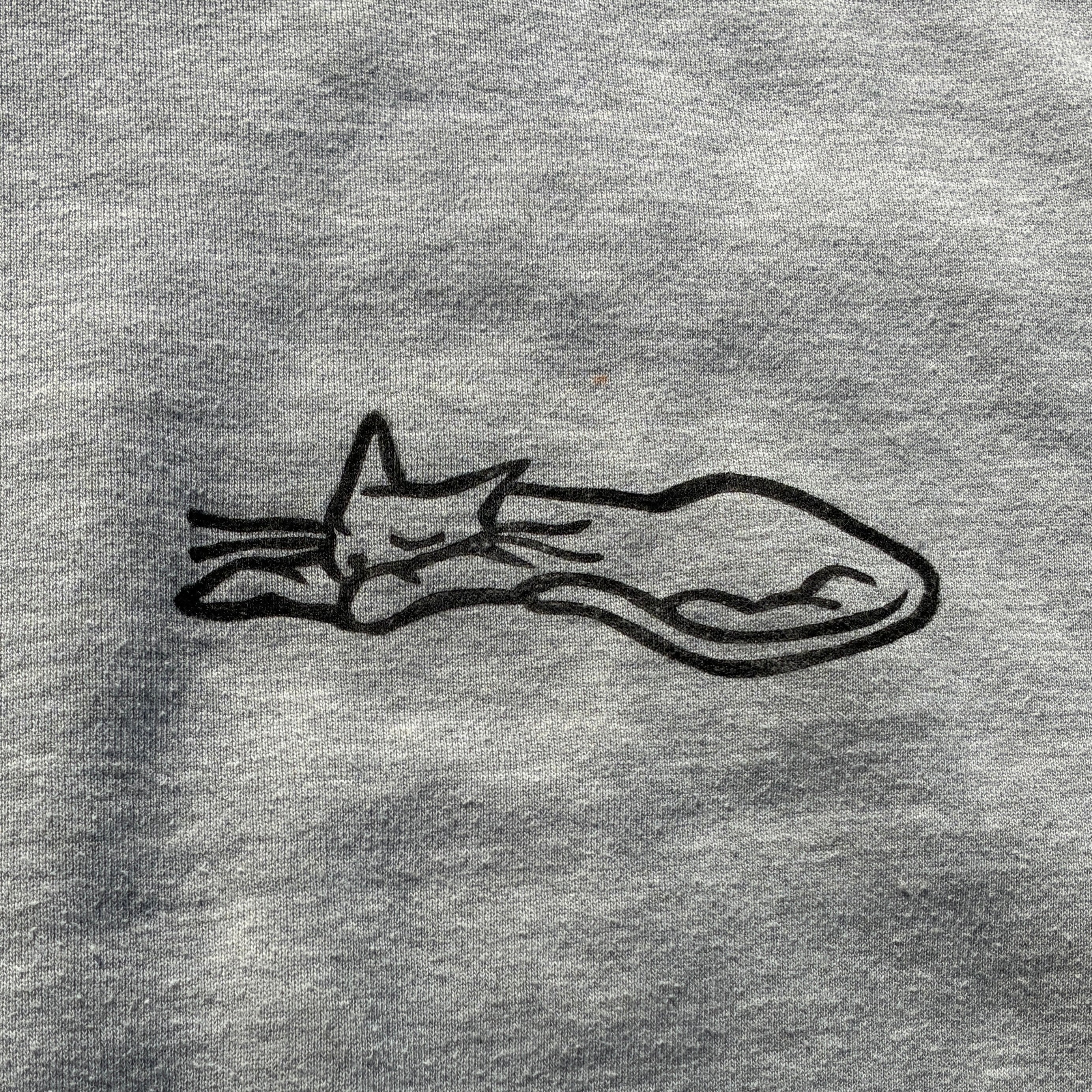 Sleepy Kitty Grey Sweatshirt Small
