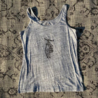 Hang in There Heather Grey Tank Top Large