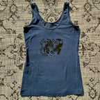 Sun/Moon Blue Tank Top Medium