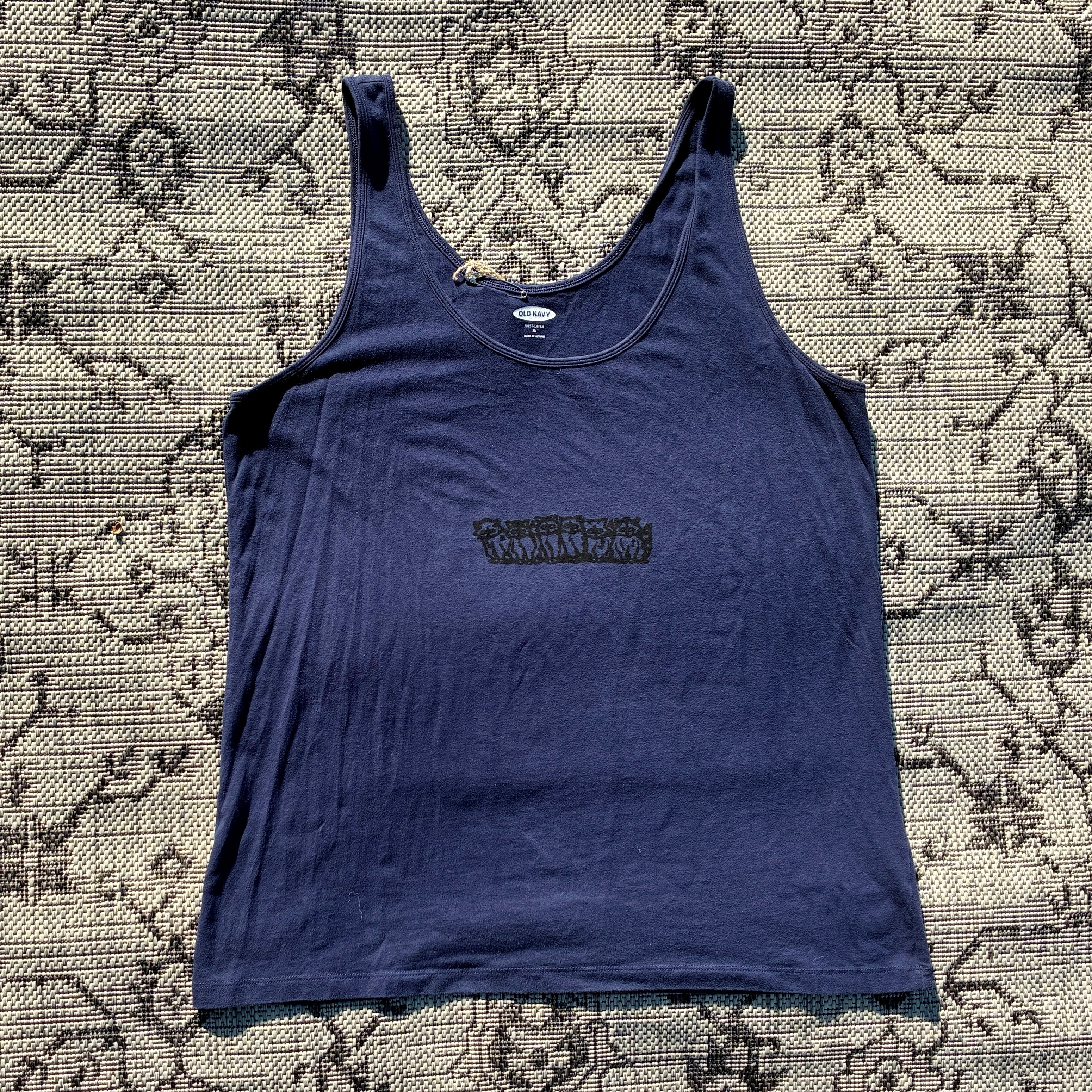 Raccoons Blue Tank Top XL