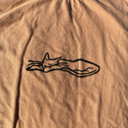 Sleepy Kitty Brown Cropped Tank Top Large
