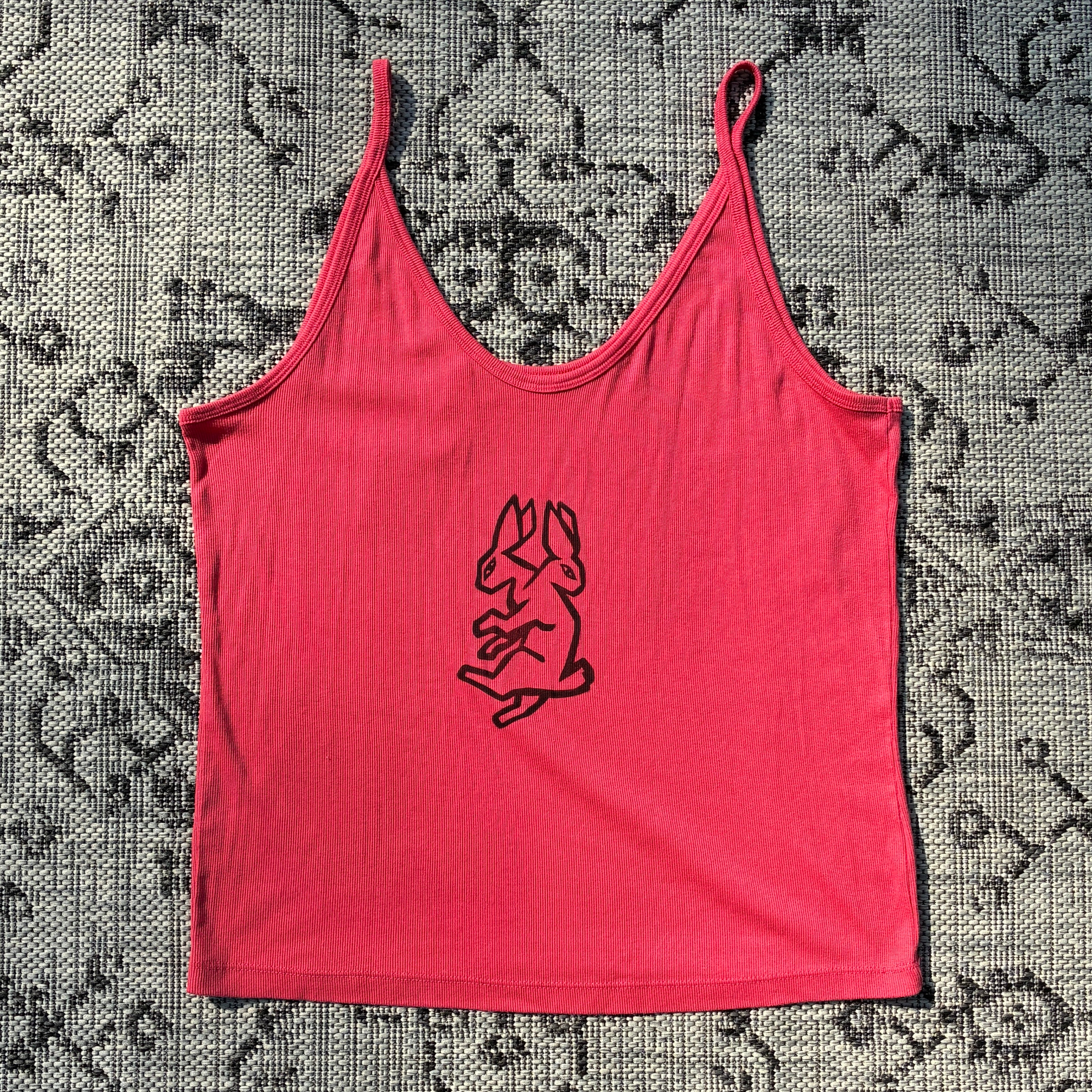 Two-Headed Rabbit Pink Tank Top 2X