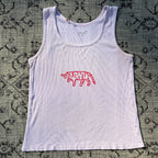 Red Tiger Light Pink Tank Top 2X
