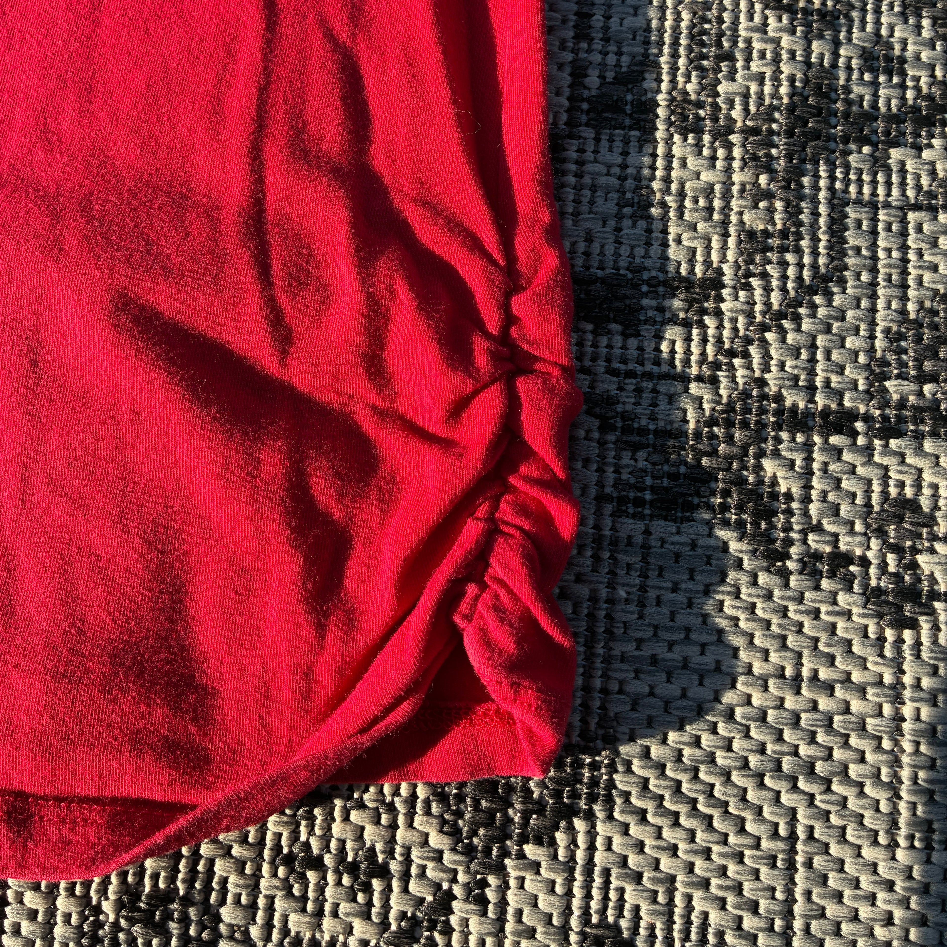 Two-Headed Rabbit Red Tank Top Large