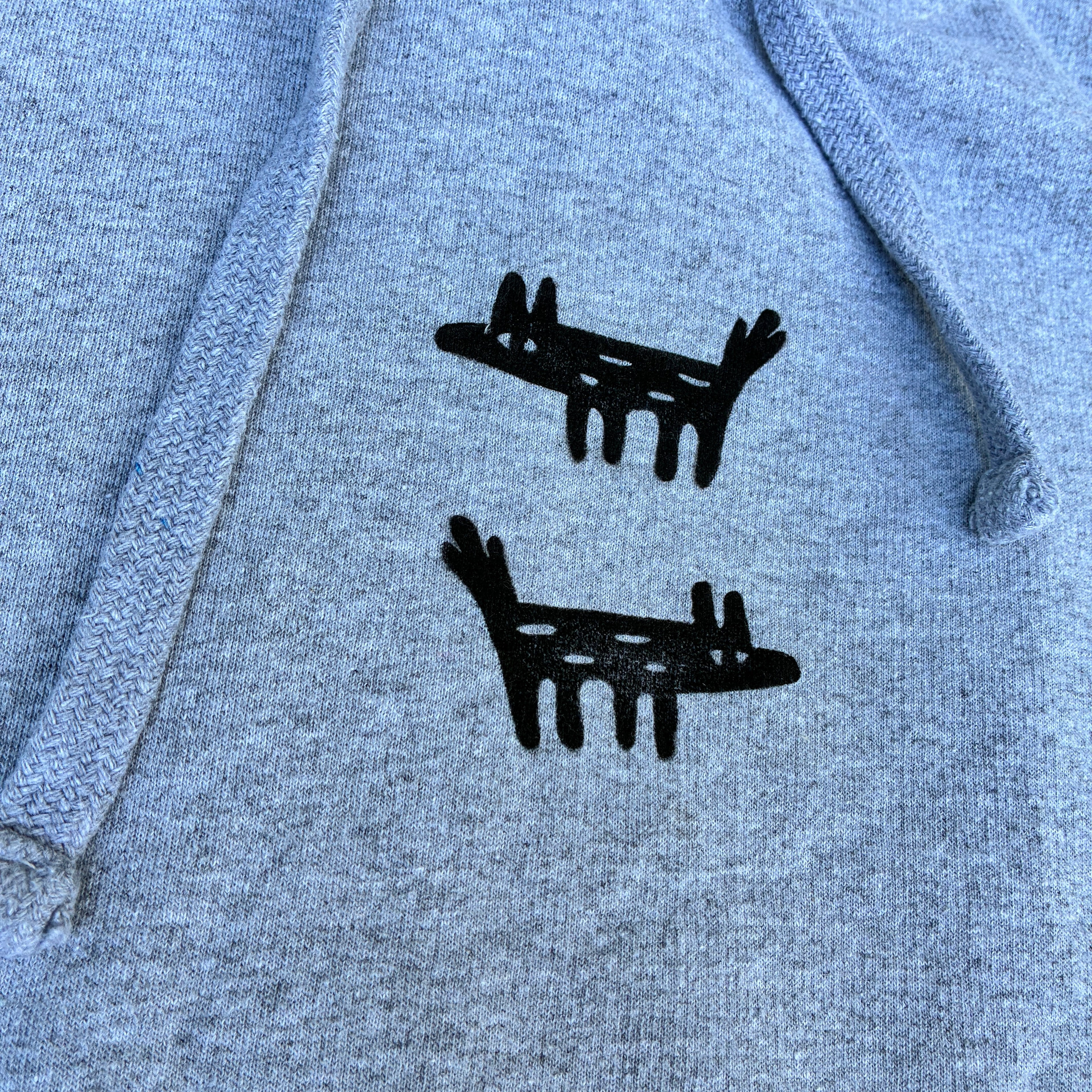 Wolf/Dog Light Grey Hoodie XL