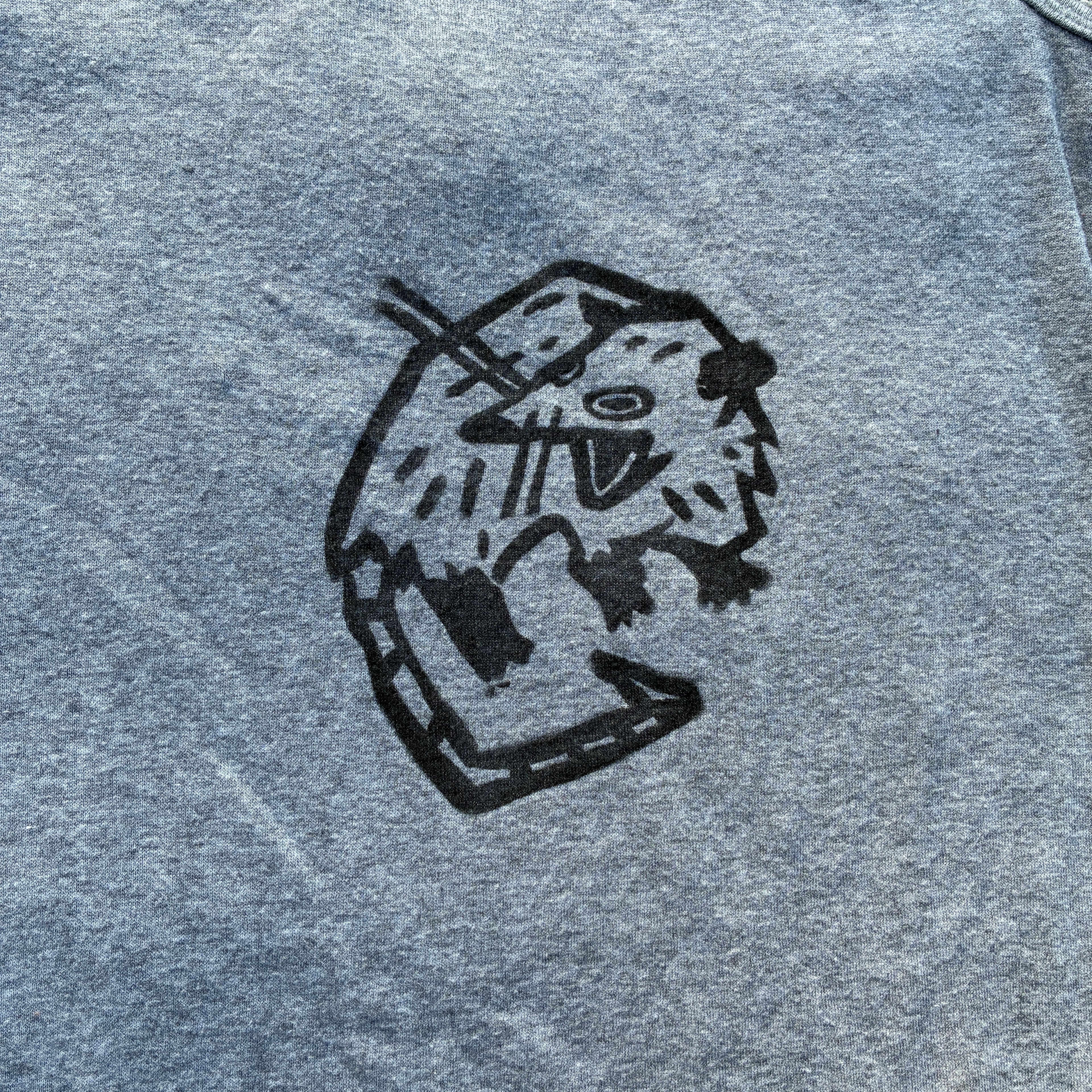Screaming Possum Grey Tank Top Small