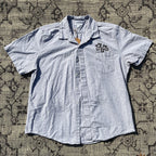 Tulip Pocket Grey Button Up Shirt 2X