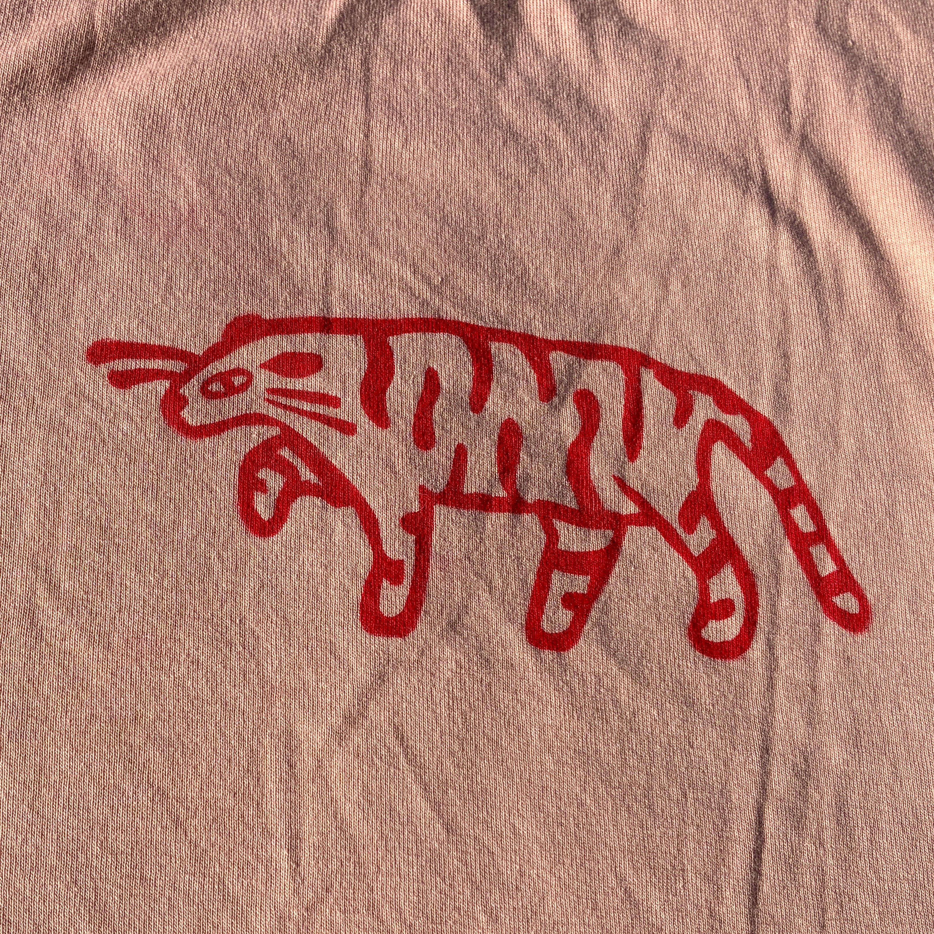 Red Tiger Light Orange Tank Top XL