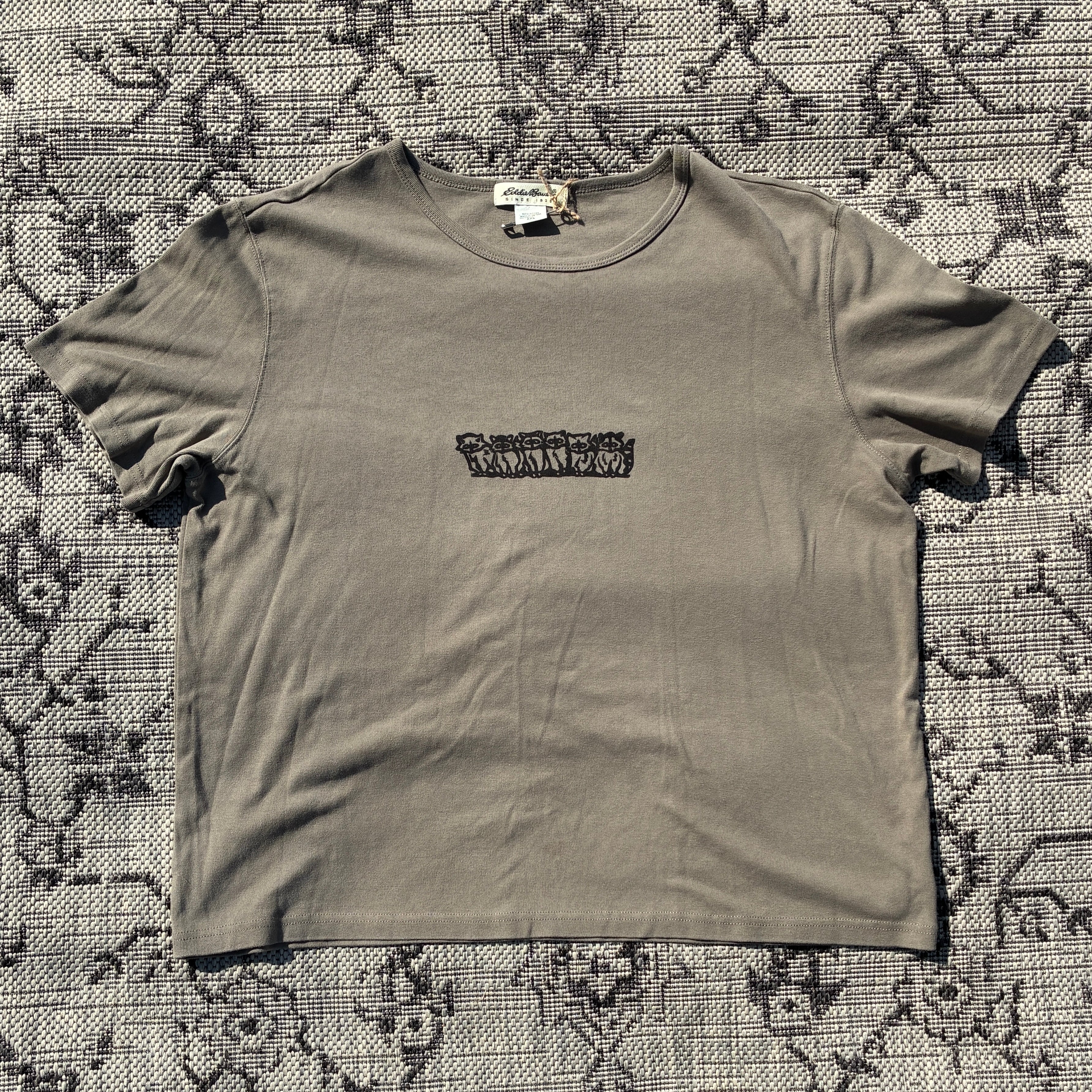Raccoons Army Green/Grey Tee 2X