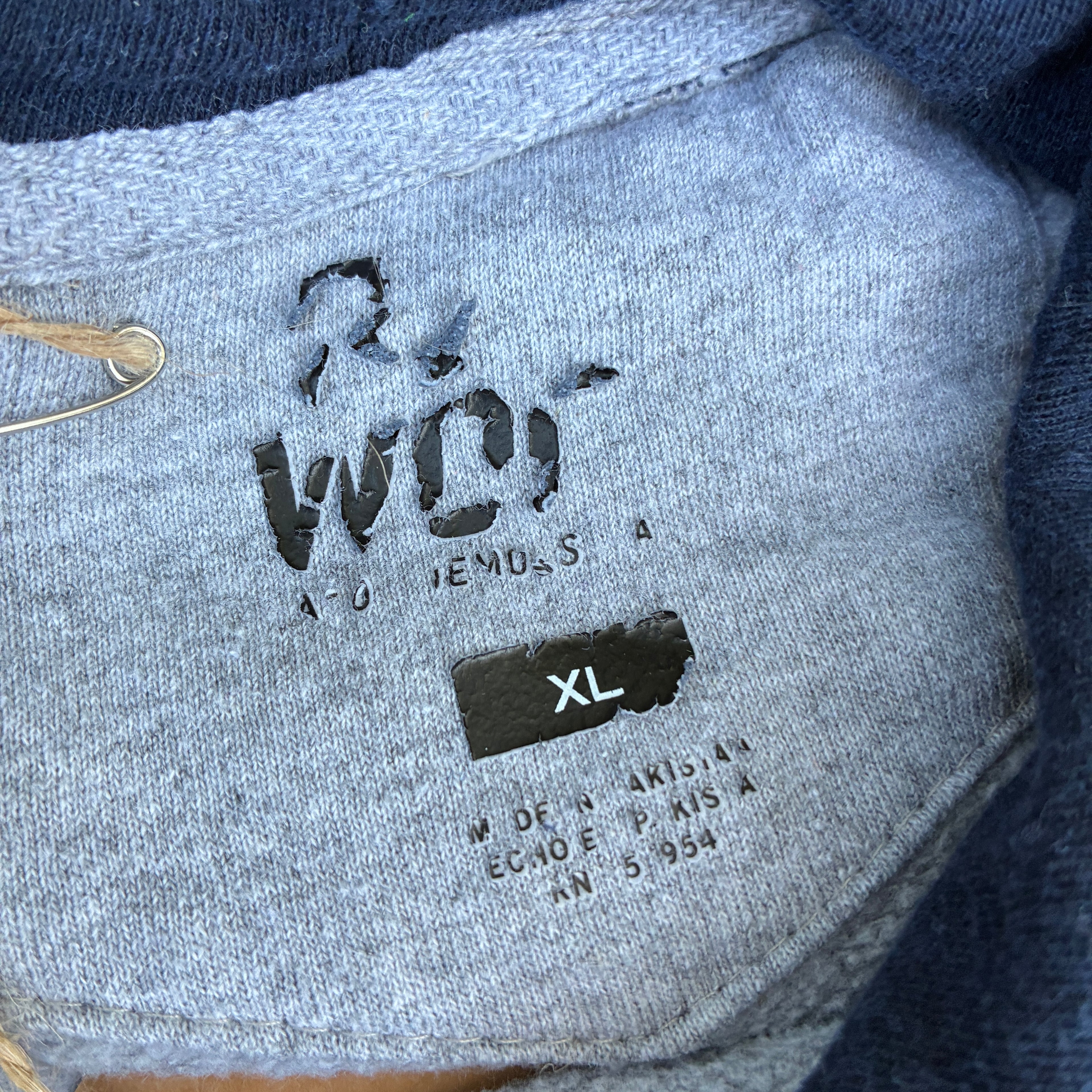 Wolf/Dog Light Grey Hoodie XL
