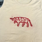 Red Tiger Yellow Tank Top Large