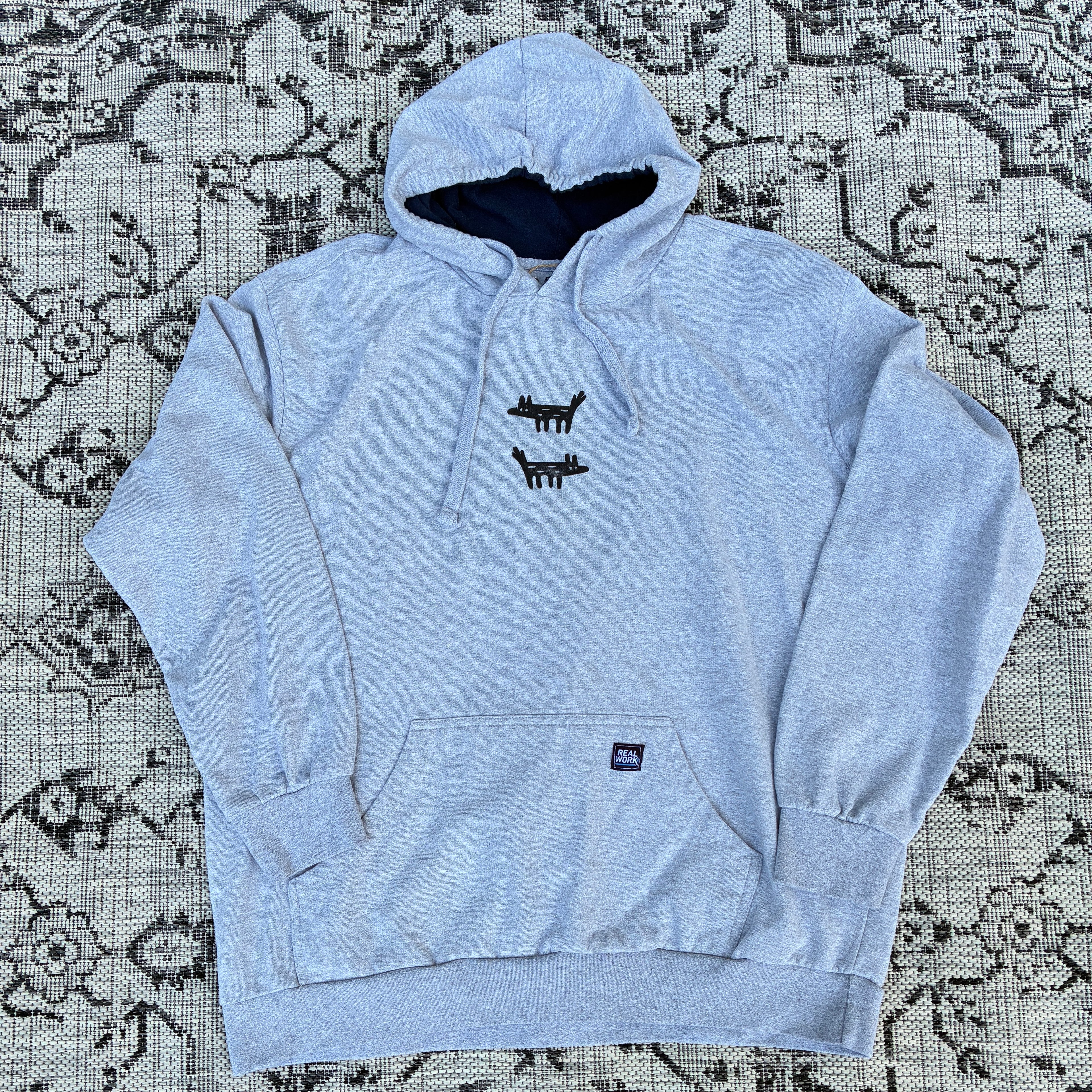 Wolf/Dog Light Grey Hoodie XL