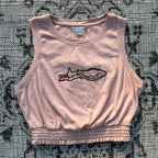 Sleepy Kitty Brown/Tan Tank Top XS