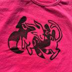 Sun/Moon Pink Cropped Tank Top Medium