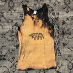 Tiger Bleach Dyed Tank Top Small