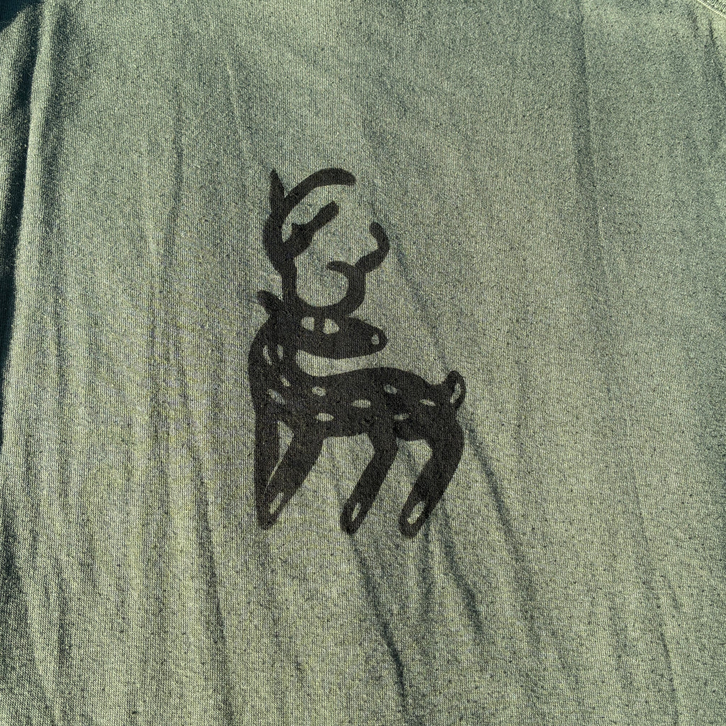 Deer Green Tank Top Large