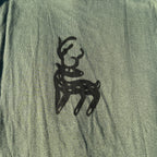 Deer Green Tank Top Large