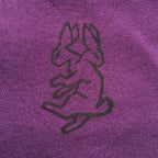 Two-Headed Rabbit Purple Cropped Tank Top 2X