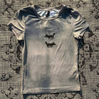 Wolf/Dog Green/Grey Tee Small