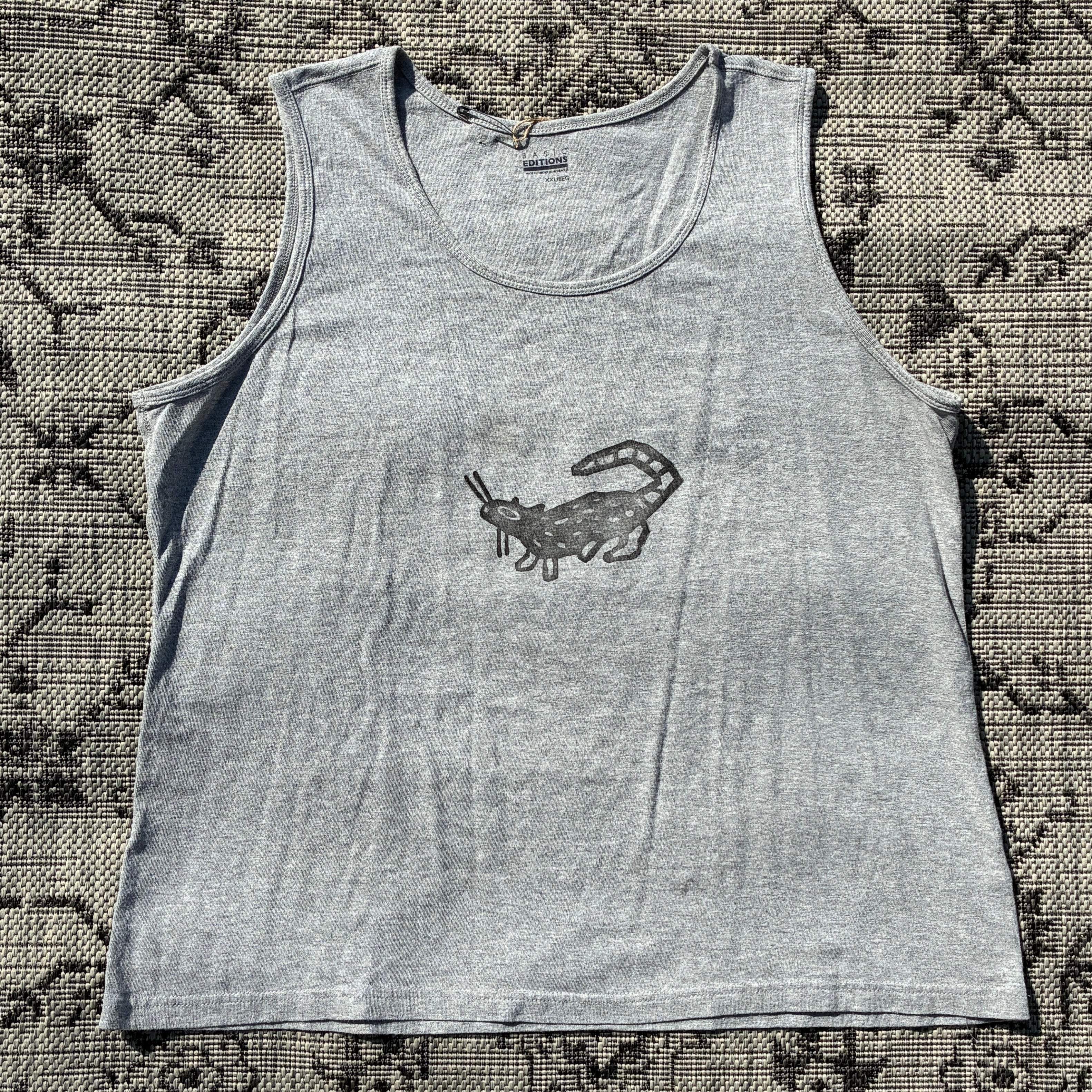 Rat Grey Tank Top 2X