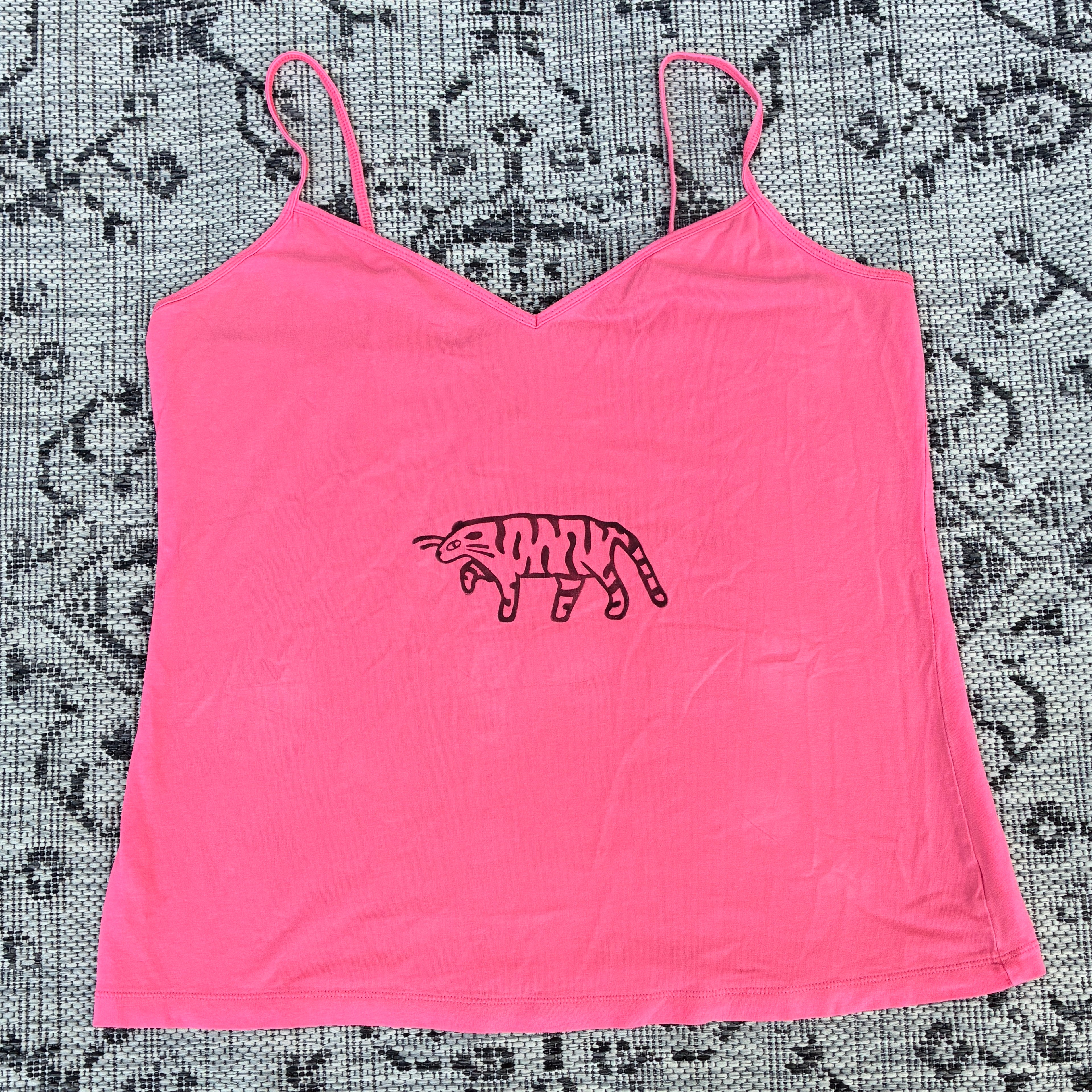 Tiger Pink Tank Top XL