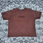 Sleepy Kitty Brown Tee XL