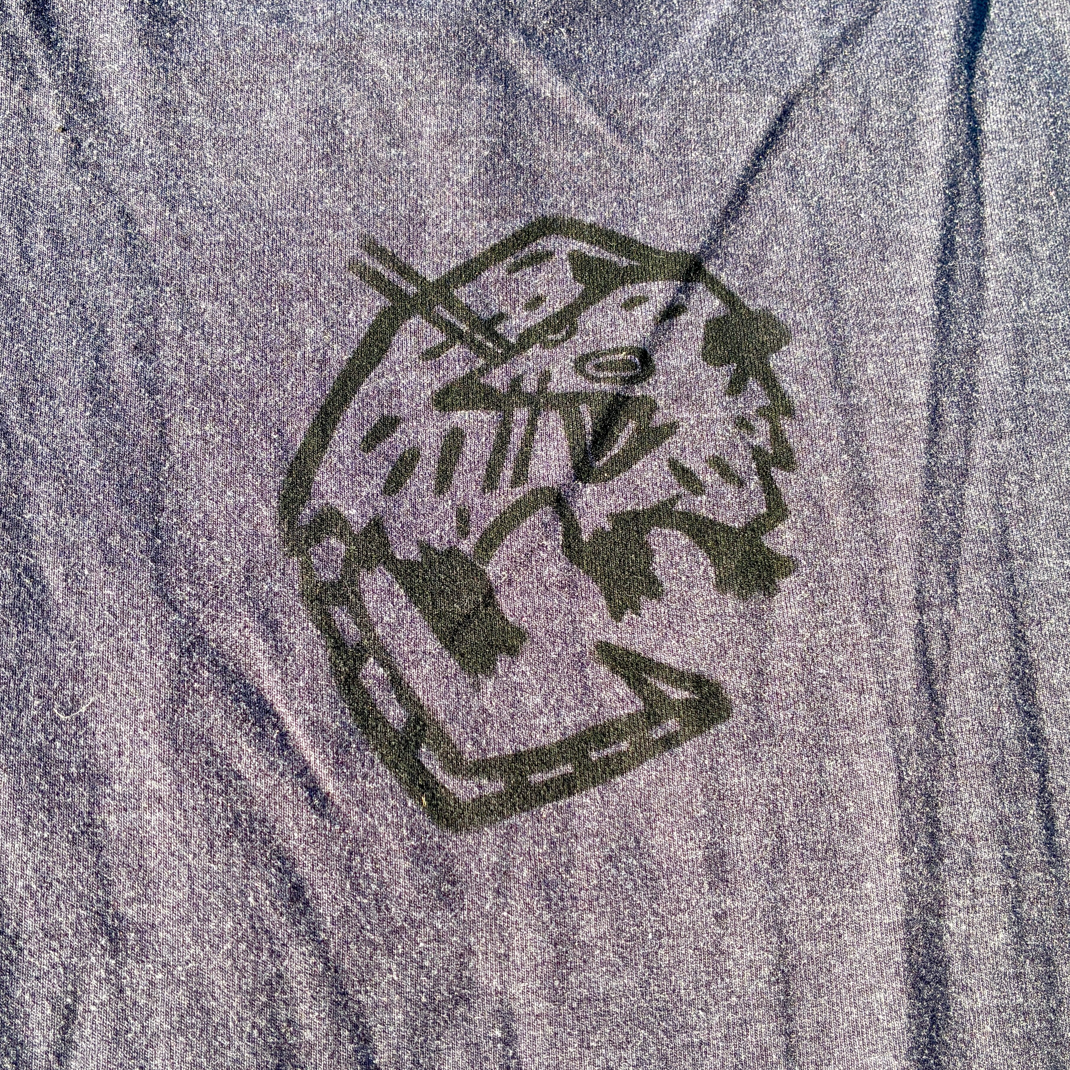 Screaming Possum Grey Tank Top Large