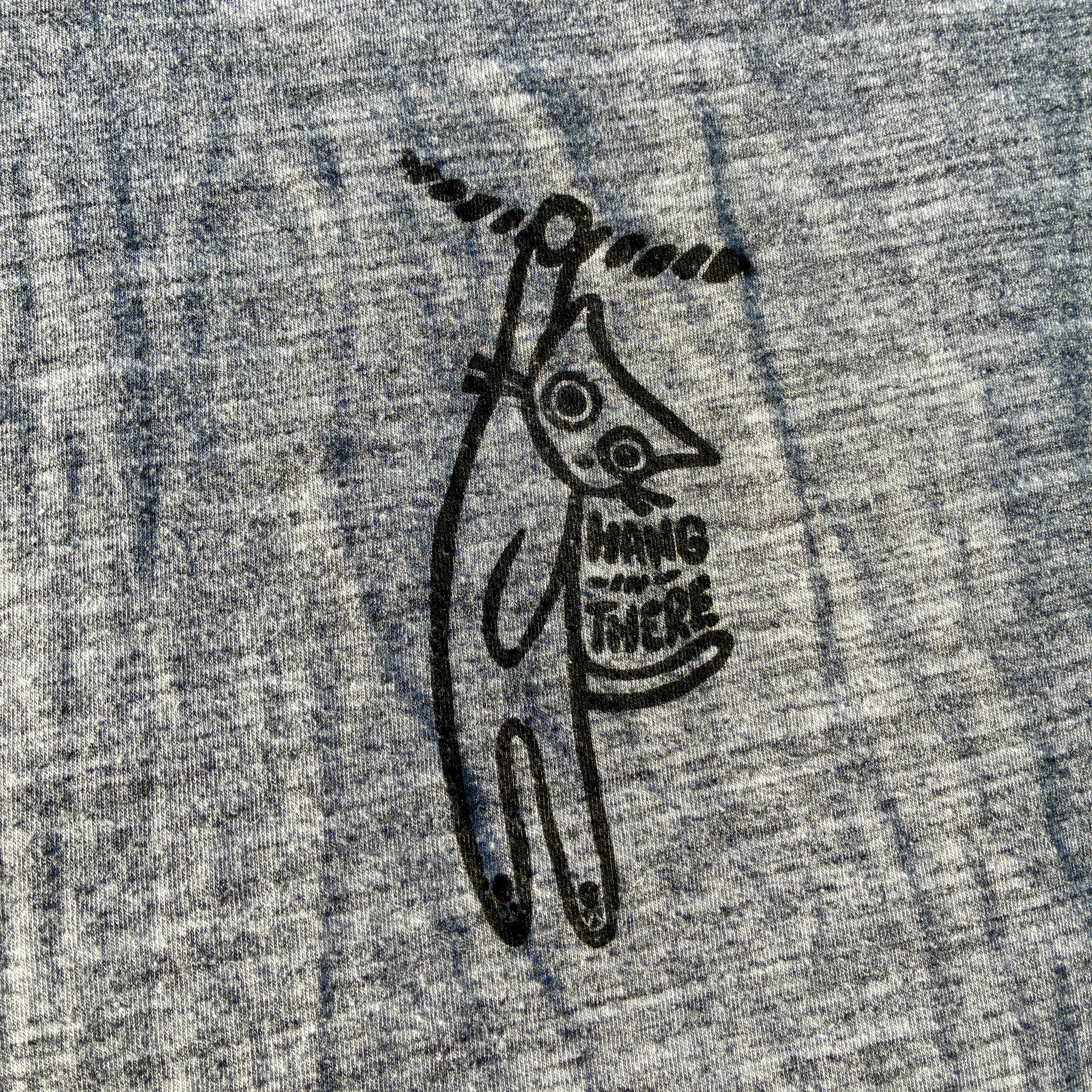 Hang in There Heather Grey Tank Top Large