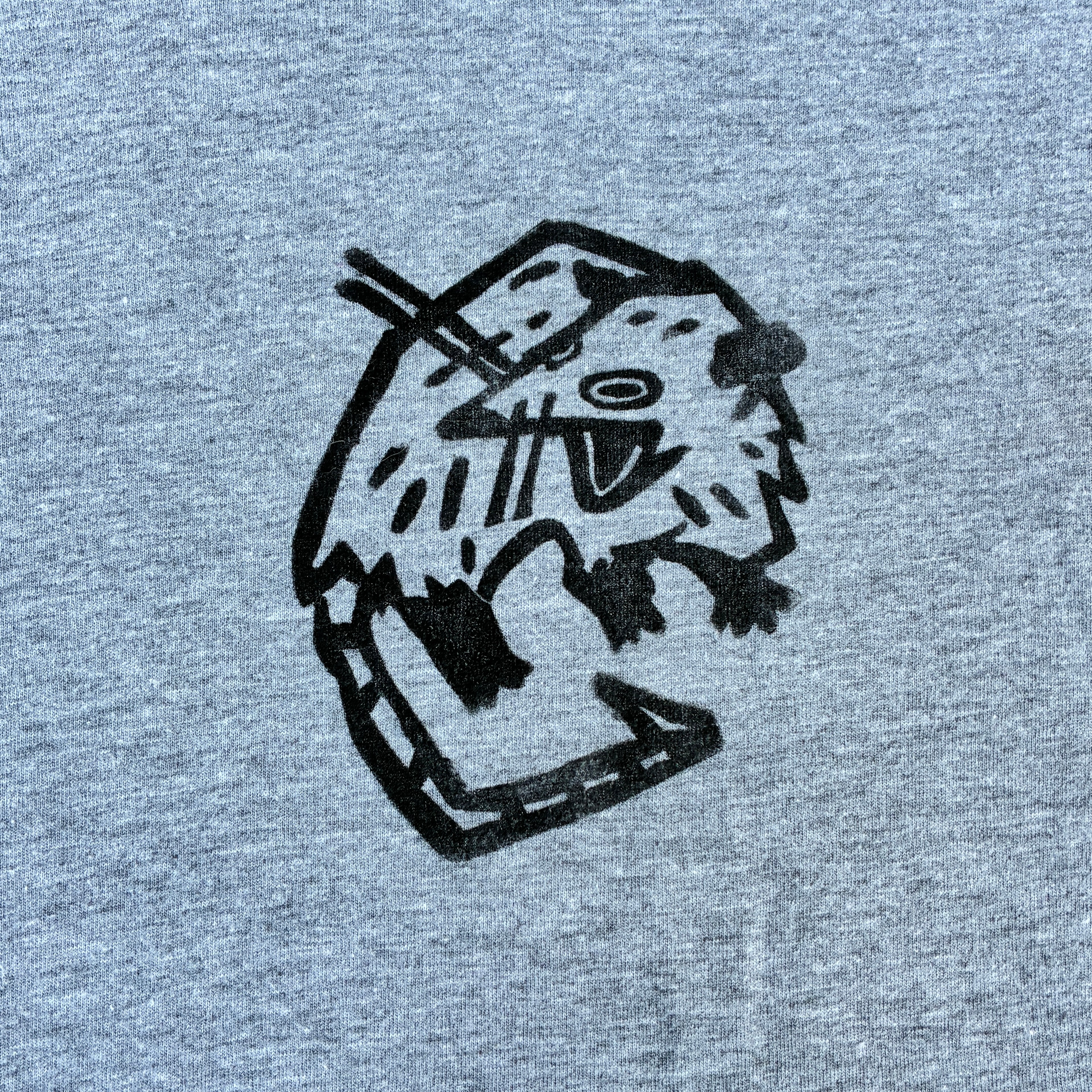 Screaming Possum Grey Tee XL