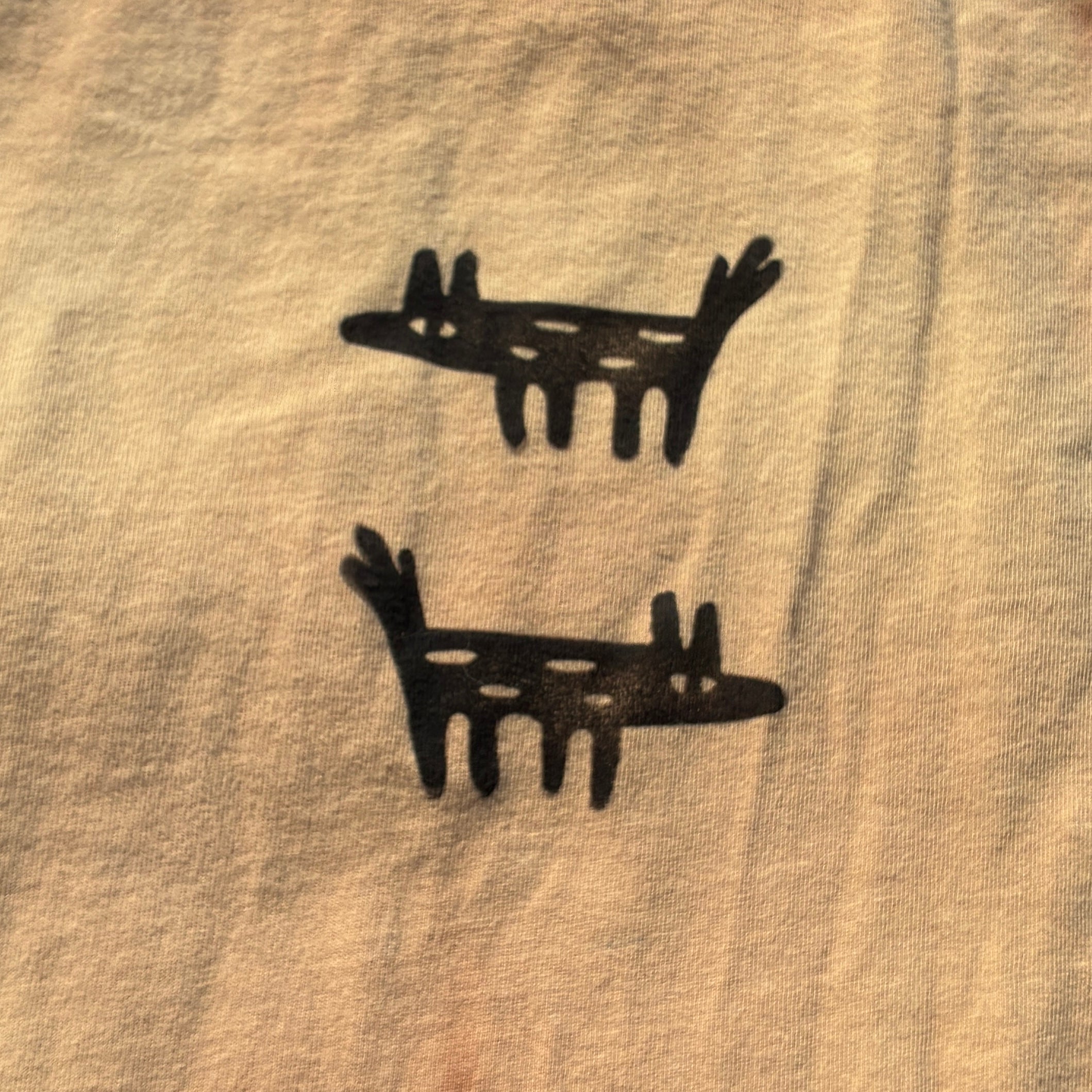 Wolf/Dog Bleach Dyed Tank Top
