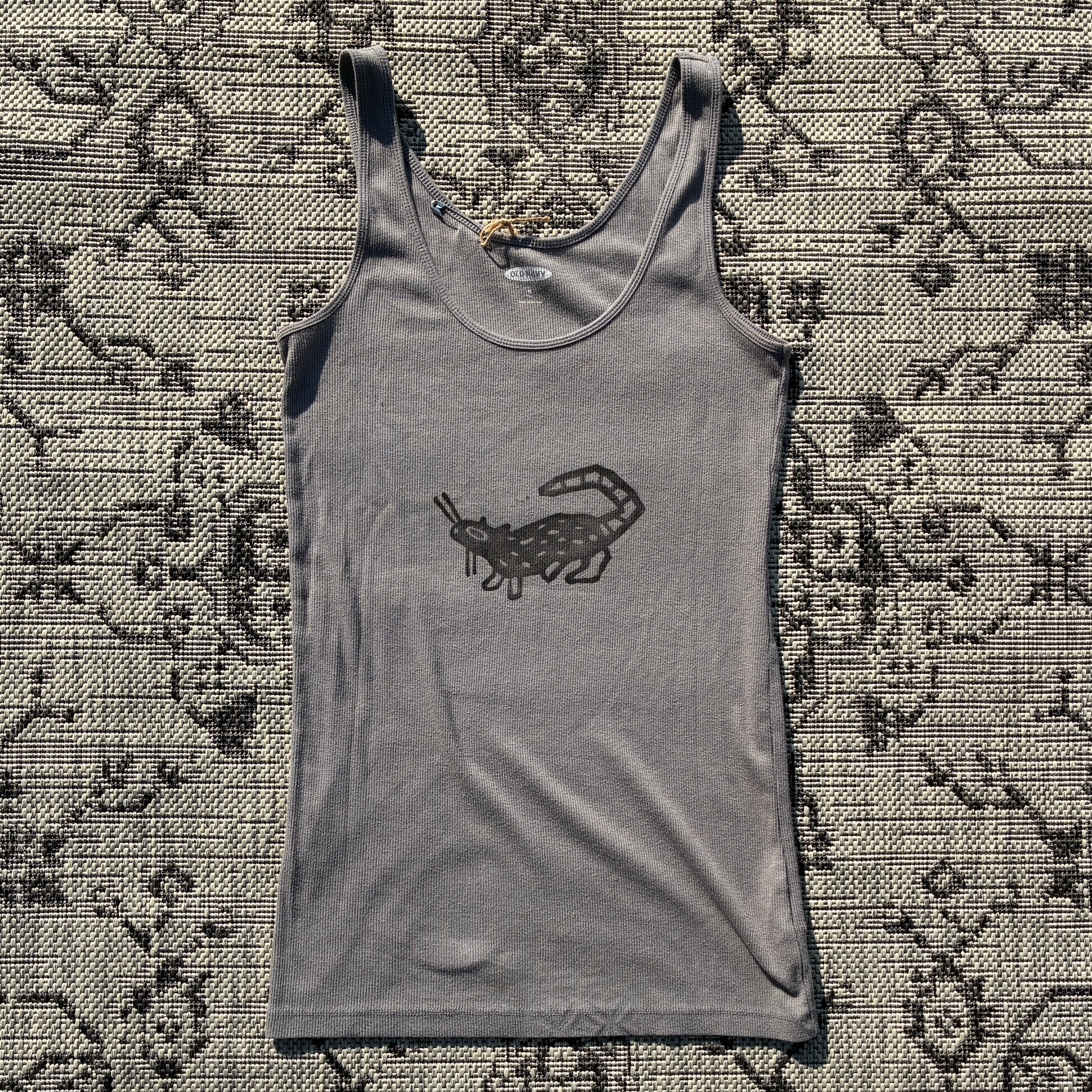 Rat Grey Tank Top Medium