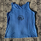 Dead Possum Blue Tank Top Large
