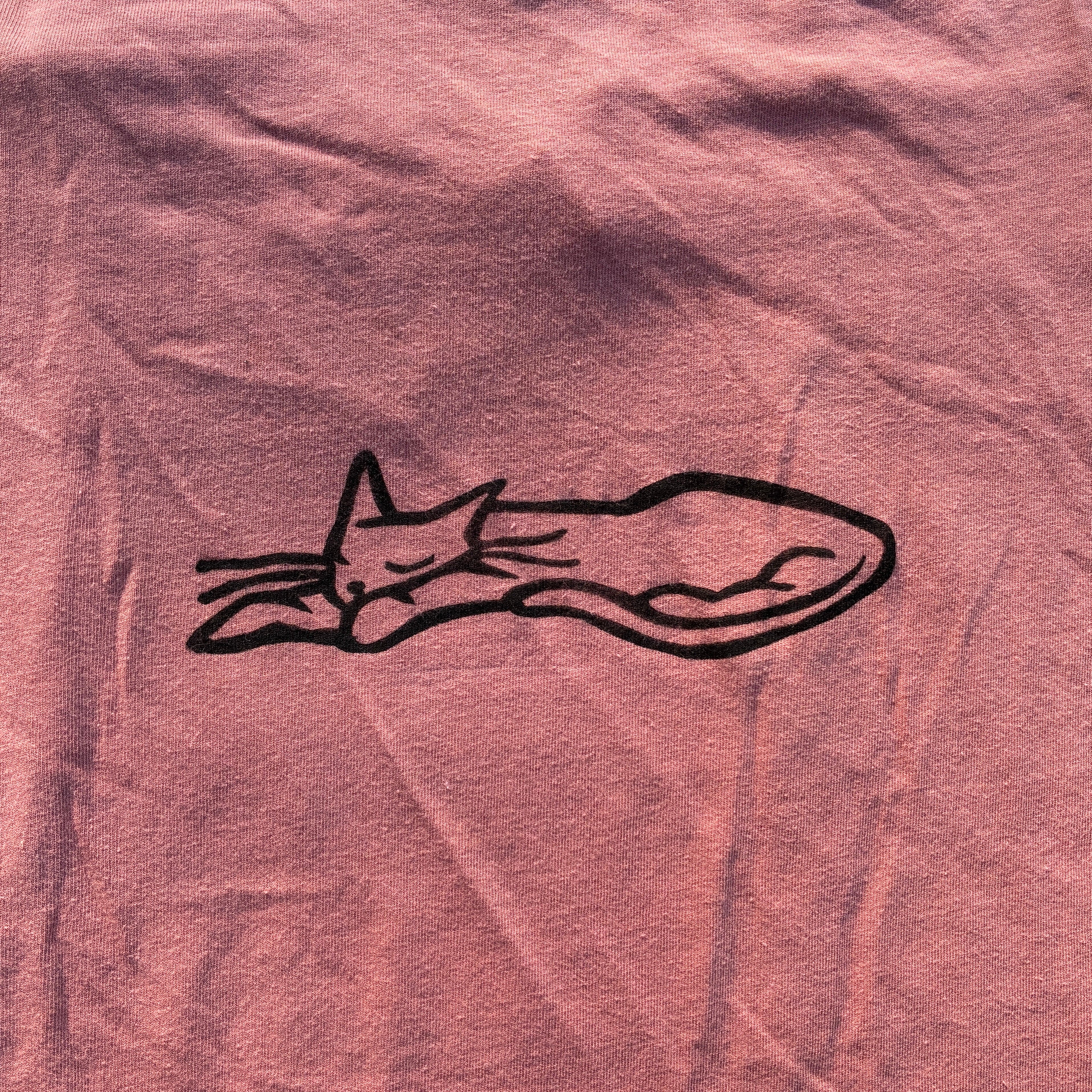 Sleepy Kitty Pink Tank Top Small