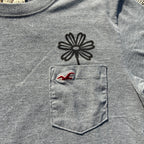 Daisy Grey Pocket Tee Medium