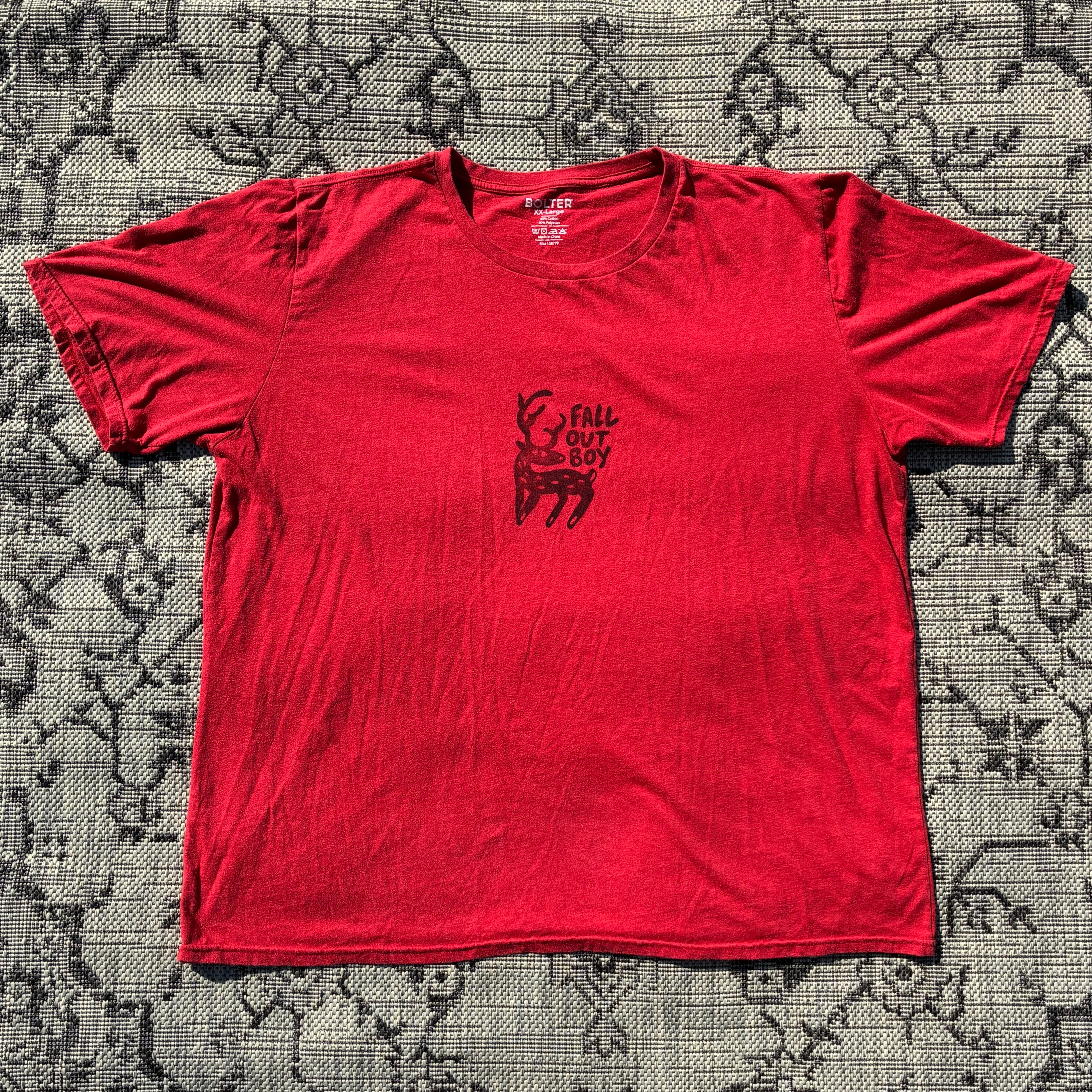 FOB Deer Red Tee 2X