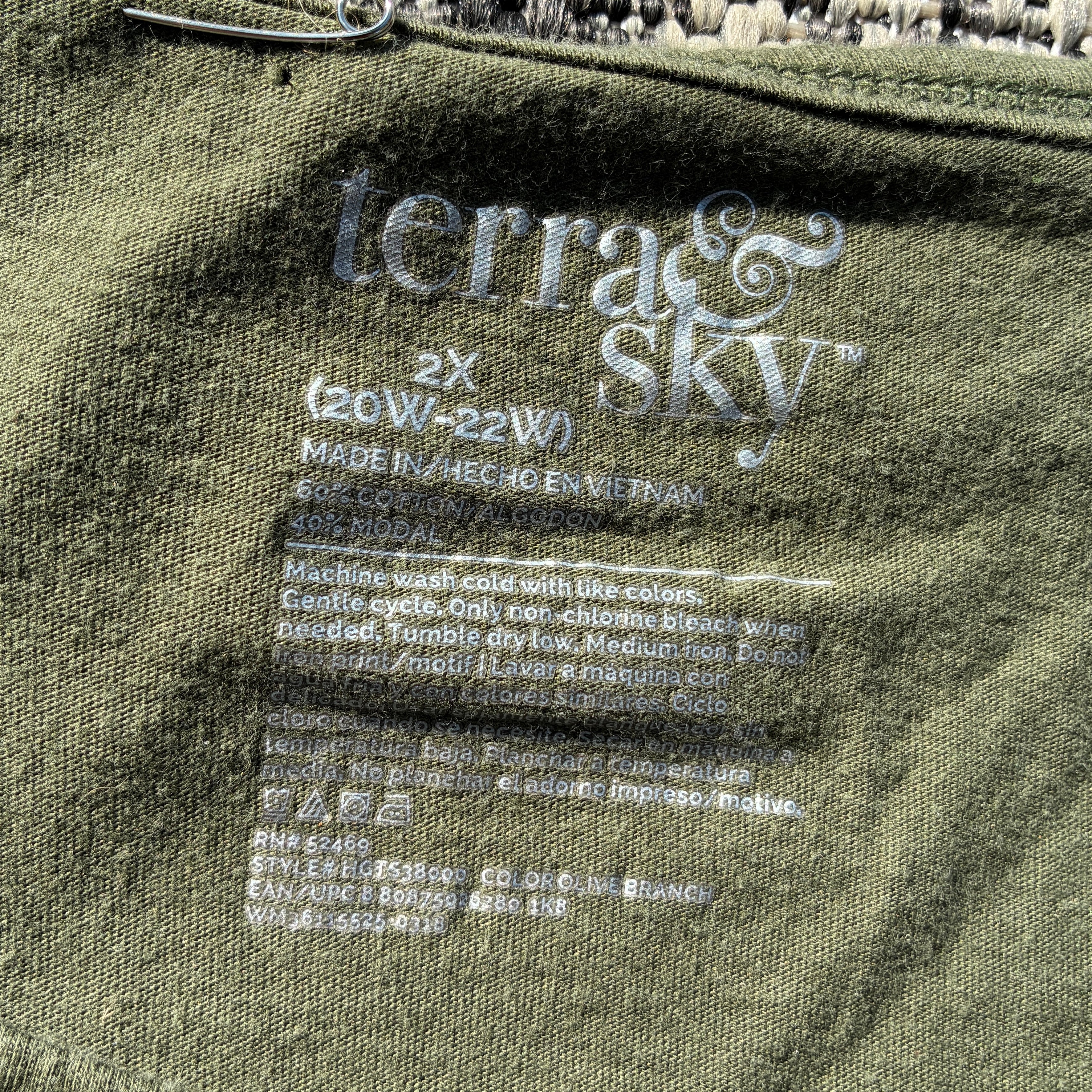 Wolf/Dog Green 3/4 Longsleeve Tee 2X