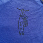 Hang in There Dark Blue Tank Top Small