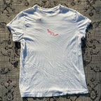Pink Kitty White Tee Small