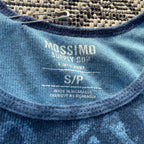 Screaming Possum Blue Patterned Tank Top Small