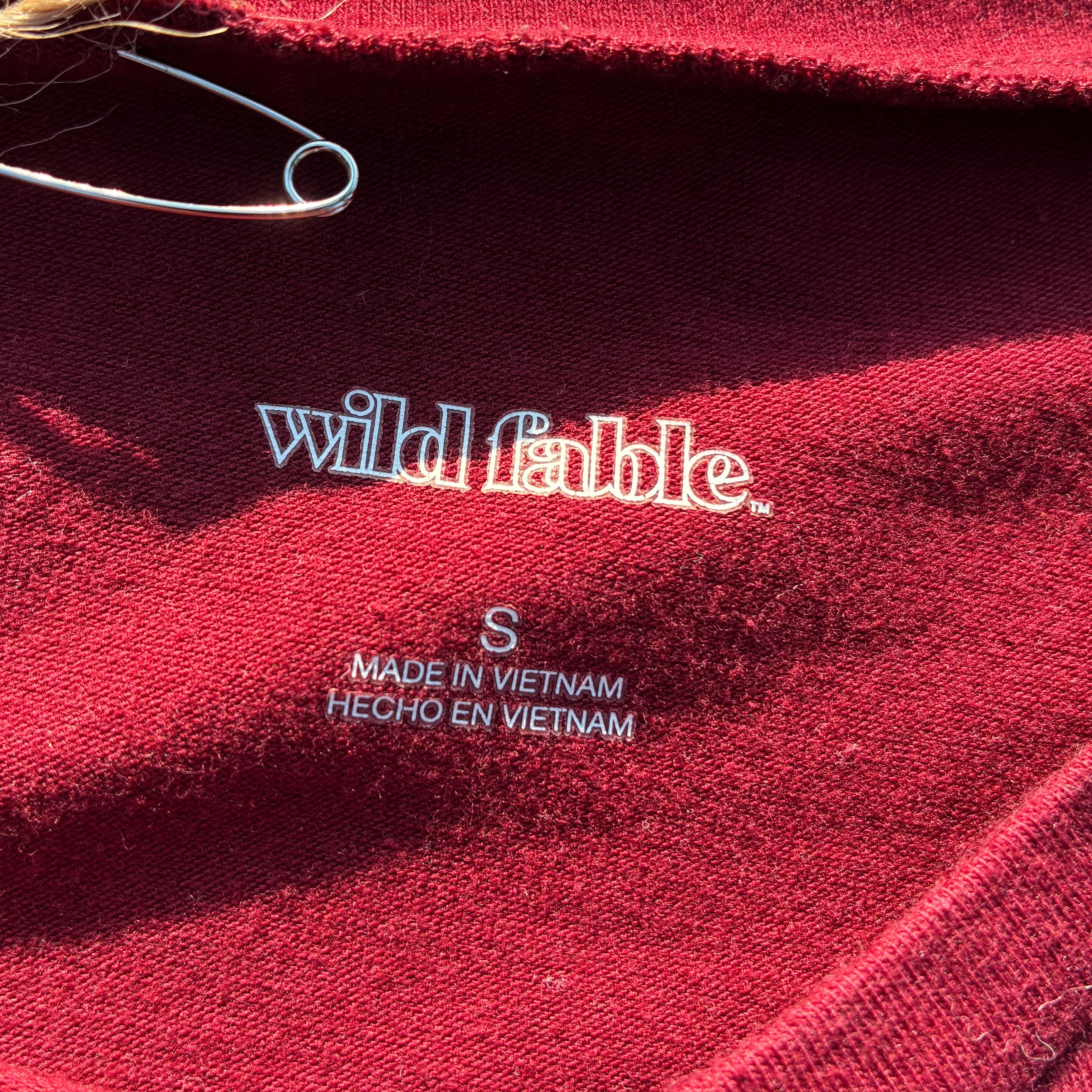Two-Headed Rabbit Red Cropped Tee Small