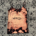 Sleepy Kitty Bleach Dyed Tank Top Medium