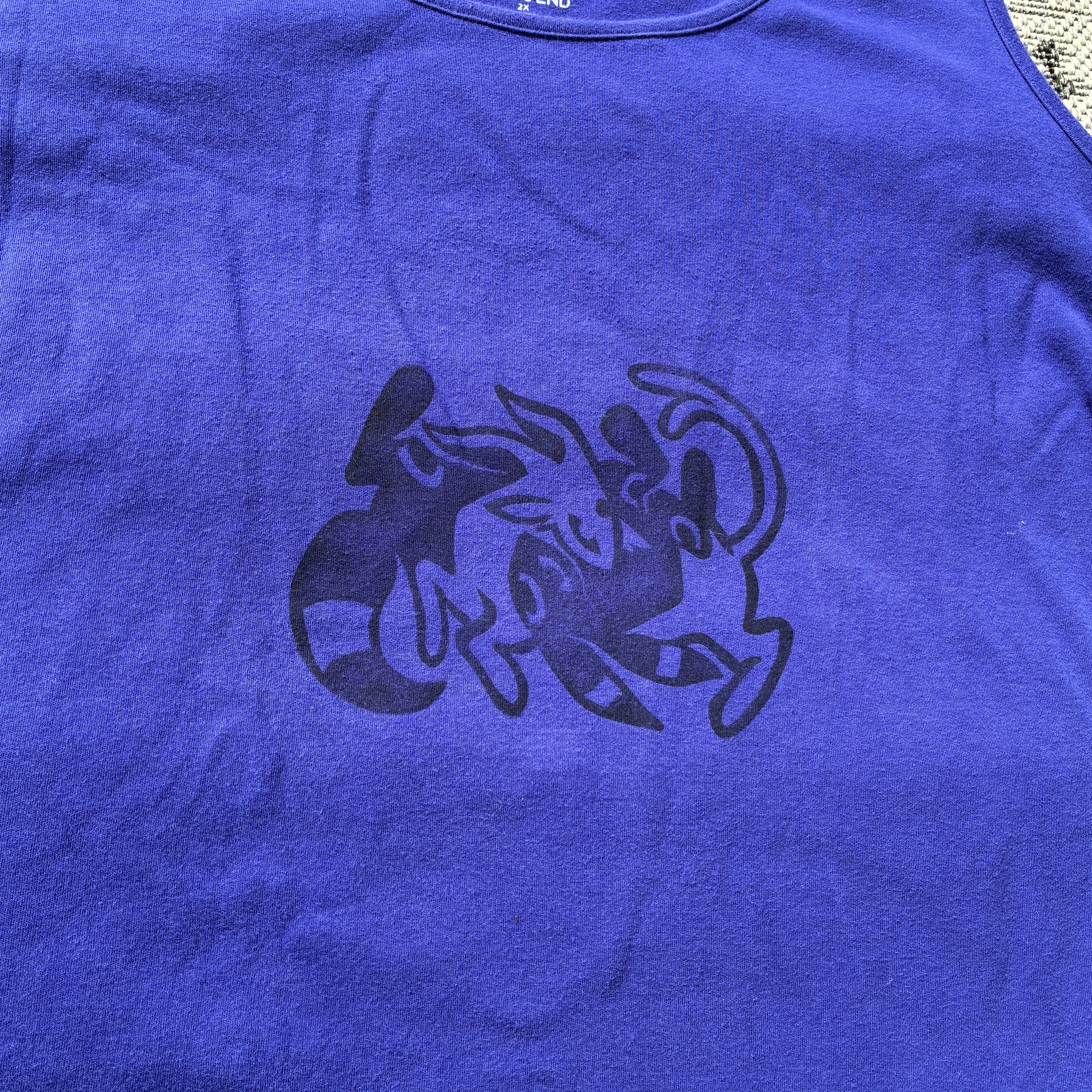 Sun/Moon Dark Blue/Purple Tank Top 2X