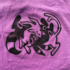 Sun/Moon Purple Cropped Tank Top Medium