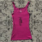 Hang in There Pink Tank Top Medium