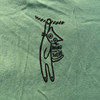 Hang in There Green Tee Medium