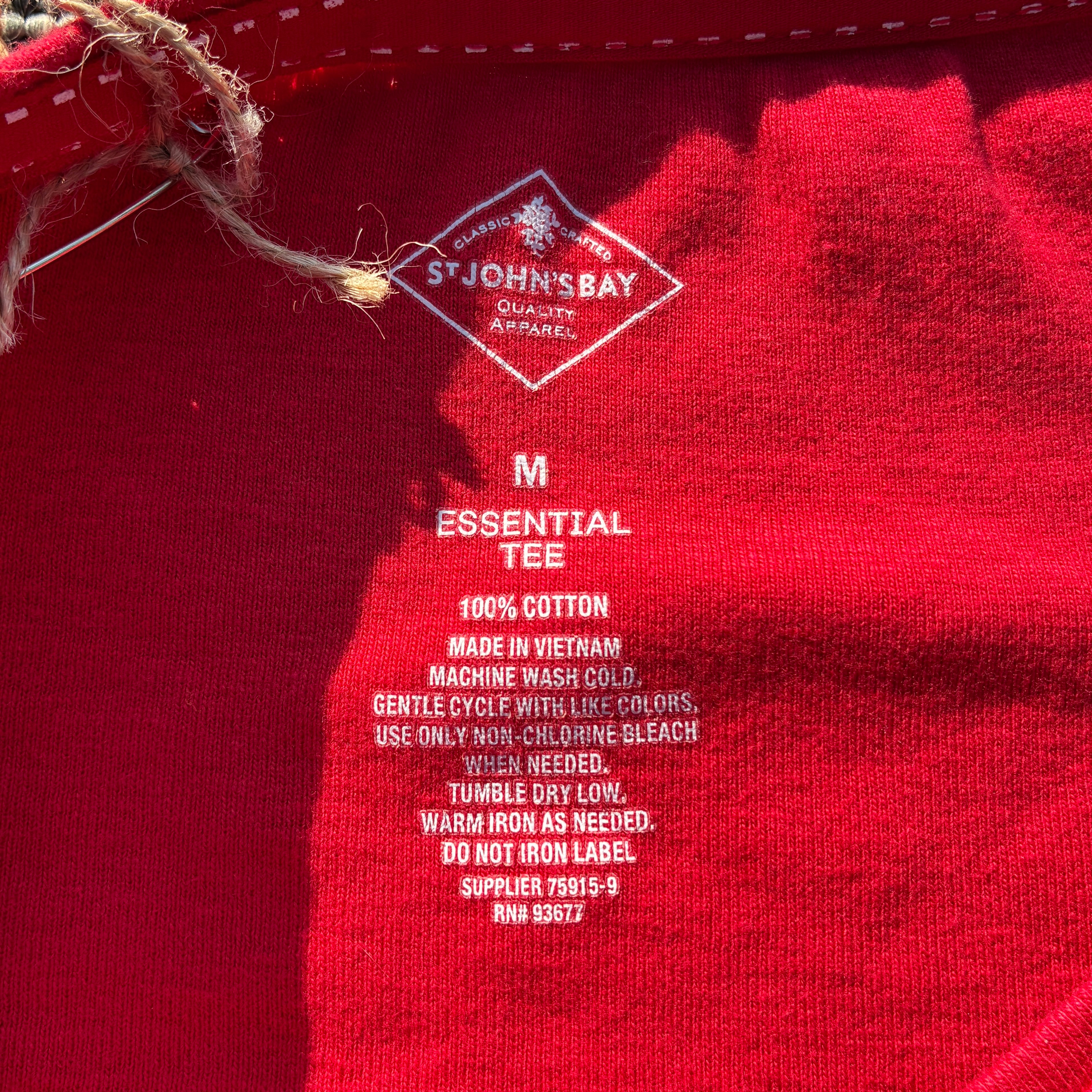 Deer Red Tee Medium